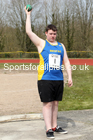 Shot putt, 2021 NECAA Open Graded Meeting, Morpeth. Photo: David T. Hewitson/Sports for All Pics